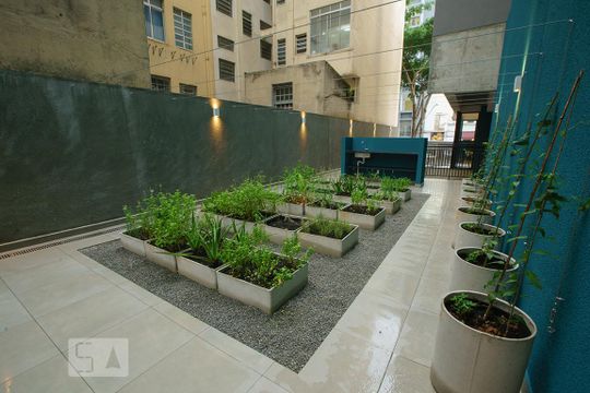 Área comum de apartamento para alugar com 1 quarto, 25m² em Vila Buarque, São Paulo