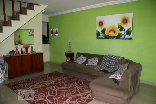 Sala de casa de condomínio à venda com 3 quartos, 160m² em Taquara, Rio de Janeiro