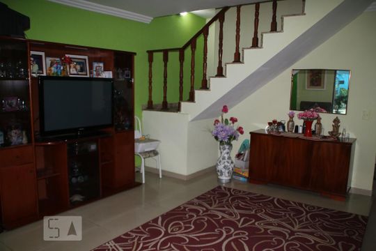 Sala de casa de condomínio à venda com 3 quartos, 160m² em Taquara, Rio de Janeiro