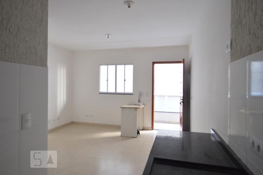 Sala e cozinha de kitnet/studio para alugar com 1 quarto, 28m² em Chácara Santo Antônio (zona Leste), São Paulo