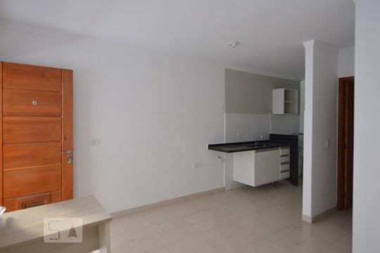 Sala e cozinha de kitnet/studio para alugar com 1 quarto, 28m² em Chácara Santo Antônio (zona Leste), São Paulo