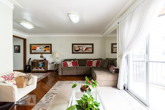 Sala de apartamento à venda com 4 quartos, 136m² em Vila Clementino, São Paulo