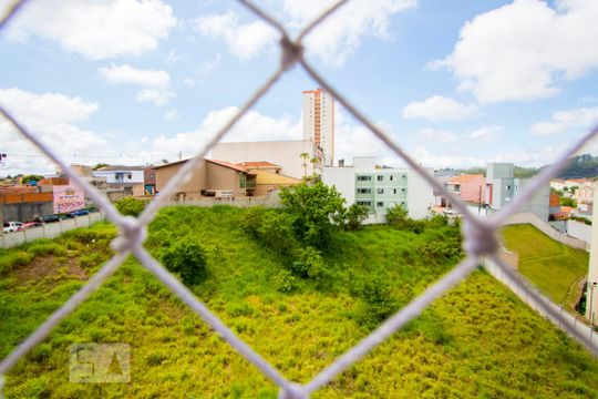 Vista da sala de apartamento à venda com 2 quartos, 36m² em Parque São Vicente, Santo André