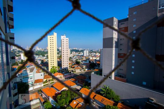 Vista da sala de apartamento para alugar com 3 quartos, 129m² em Parque das Nações, Santo André