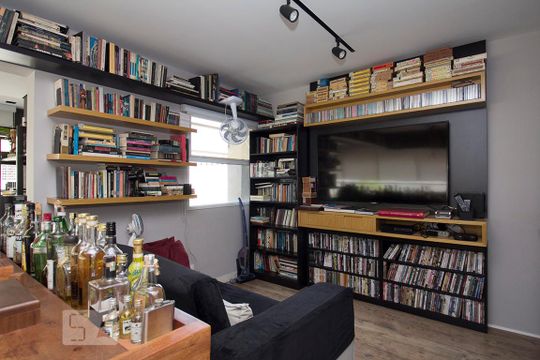 Sala de apartamento à venda com 3 quartos, 122m² em Alto da Lapa, São Paulo