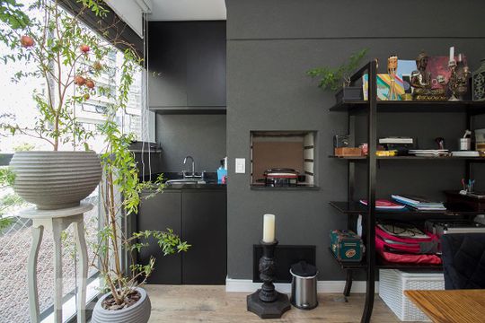Detalhe Sala de apartamento à venda com 3 quartos, 122m² em Alto da Lapa, São Paulo