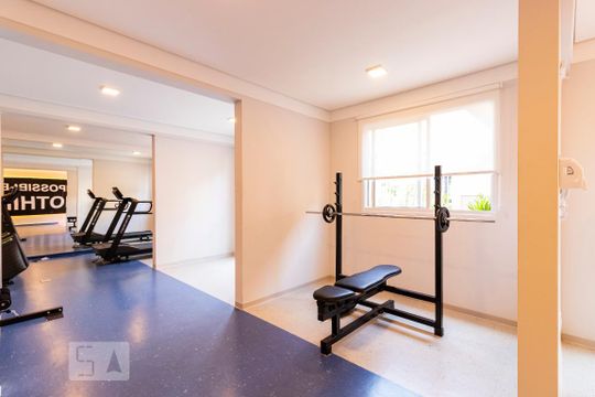 Área comum - Academia de apartamento para alugar com 1 quarto, 26m² em Cambuci, São Paulo