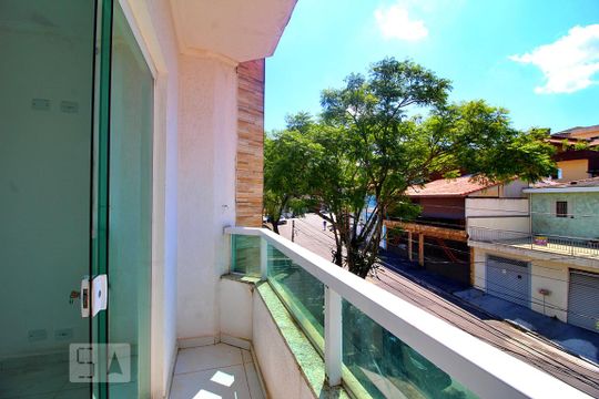 Varanda da Suíte de apartamento para alugar com 2 quartos, 130m² em Parque João Ramalho, Santo André