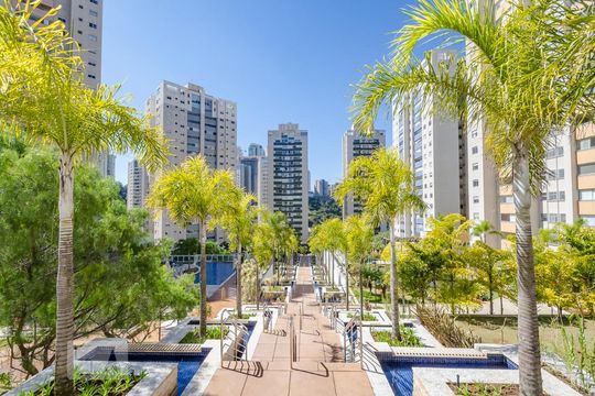 Área comum de apartamento à venda com 3 quartos, 126m² em Vila da Serra, Nova Lima