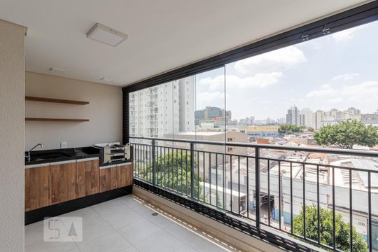 Varanda gourmet de apartamento para alugar com 2 quartos, 73m² em Cambuci, São Paulo