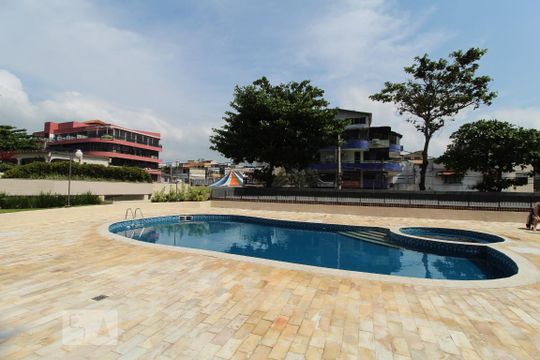 Área Comum - Piscina de apartamento para alugar com 2 quartos, 85m² em Recreio dos Bandeirantes, Rio de Janeiro