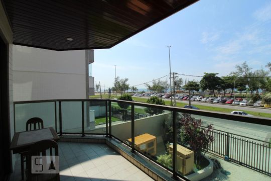 Varanda de apartamento para alugar com 2 quartos, 85m² em Recreio dos Bandeirantes, Rio de Janeiro