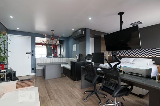 Sala de kitnet/studio à venda com 1 quarto, 38m² em Jardim Flor da Montanha, Guarulhos