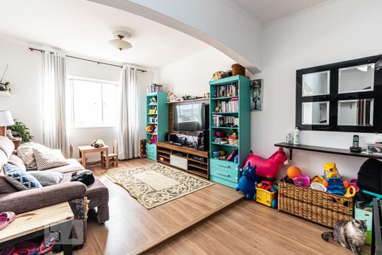 Sala de apartamento à venda com 3 quartos, 97m² em Santa Maria, São Caetano do Sul