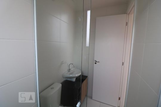Banheiro suite de apartamento à venda com 1 quarto, 27m² em Jardim Planalto, São Paulo