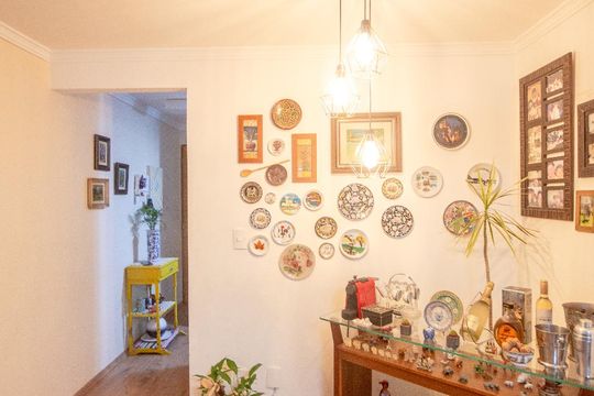 Sala de Jantar de apartamento à venda com 2 quartos, 74m² em Jardim Leonor Mendes de Barros, São Paulo