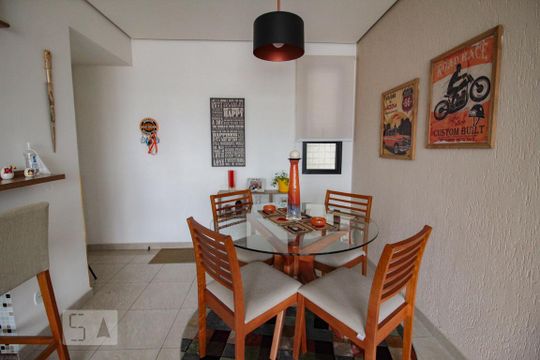 sala jantar de apartamento à venda com 1 quarto, 64m² em Santana, São Paulo
