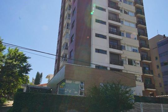 Fachada do bloco de apartamento à venda com 2 quartos, 80m² em Petrópolis, Porto Alegre