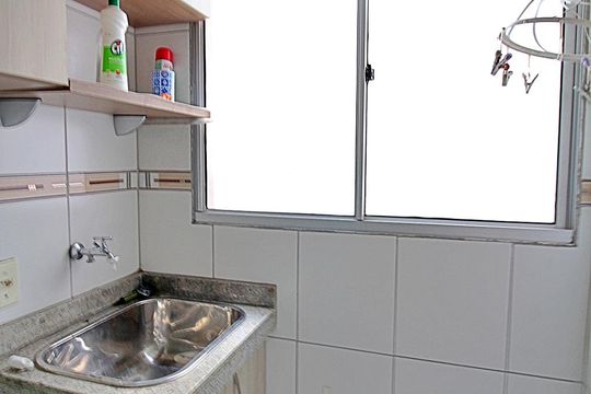 Área de Serviço de apartamento à venda com 2 quartos, 48m² em Parque Sao Vicente, Mauá