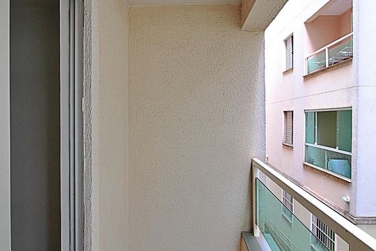 Varanda da Sala de apartamento à venda com 2 quartos, 48m² em Parque Sao Vicente, Mauá