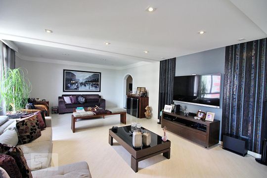 Sala  de apartamento à venda com 4 quartos, 230m² em Centro, São Bernardo do Campo