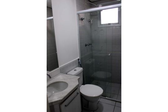 Banheiro 1- Suíte de apartamento à venda com 3 quartos, 76m² em Jardim das Cerejeiras, Campinas
