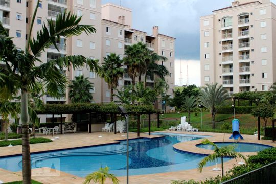 Área comum - Piscina de apartamento à venda com 3 quartos, 76m² em Jardim das Cerejeiras, Campinas