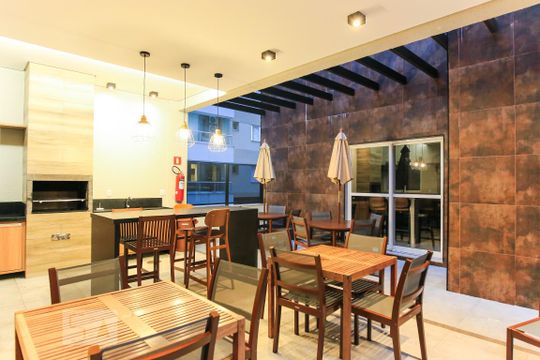 Área comum - Churrasqueira de apartamento à venda com 1 quarto, 40m² em Altos do Esplanada, São José dos Campos