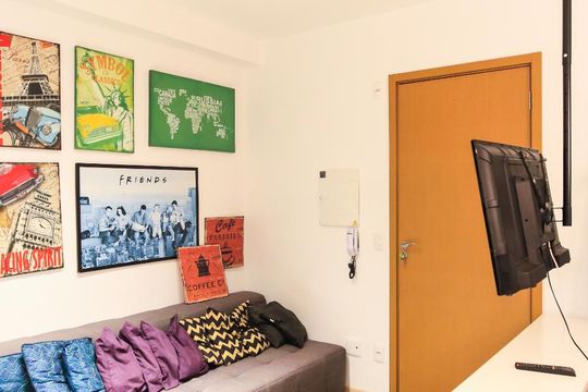 Sala de apartamento à venda com 1 quarto, 40m² em Altos do Esplanada, São José dos Campos