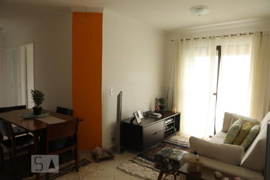 Sala de apartamento à venda com 2 quartos, 55m² em Vila Liviero, São Paulo