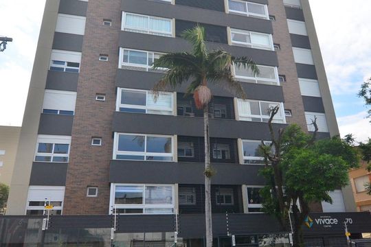 Fachada de apartamento à venda com 1 quarto, 52m² em Centro, Canoas