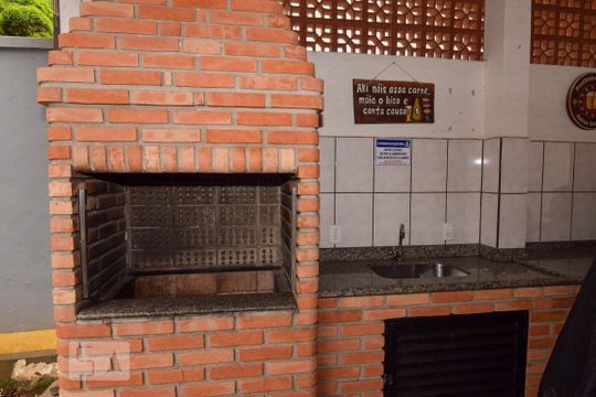 Área Comum - Churrasqueira de apartamento para alugar com 3 quartos, 105m² em Parque Enseada, Guarujá