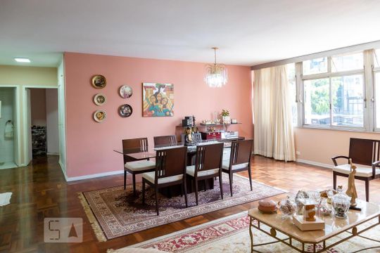 Sala de apartamento à venda com 3 quartos, 178m² em Higienópolis, São Paulo