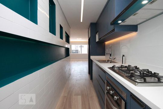 Cozinha de apartamento à venda com 2 quartos, 104m² em Bela Vista, São Paulo