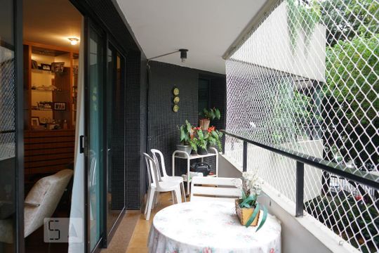 Varanda da Sala de apartamento à venda com 3 quartos, 155m² em Perdizes, São Paulo