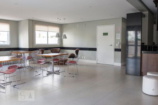 Salão de festas de apartamento à venda com 2 quartos, 56m² em Centro, Canoas
