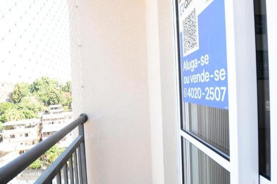 Varanda Sala de apartamento para alugar com 2 quartos, 60m² em Parada de Lucas, Rio de Janeiro