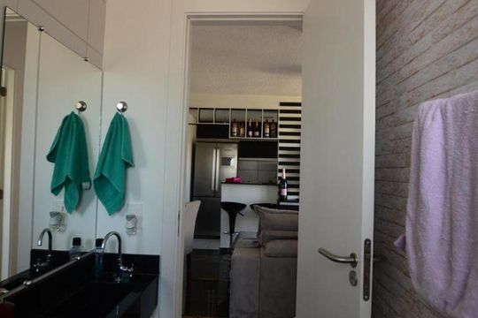 Banheiro Social de apartamento para alugar com 2 quartos, 60m² em Parada de Lucas, Rio de Janeiro