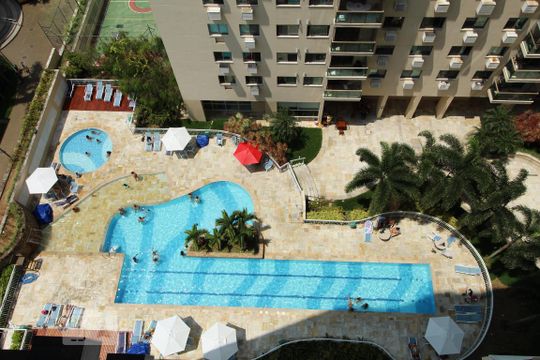 Área Comum - Piscina de apartamento para alugar com 3 quartos, 97m² em Recreio dos Bandeirantes, Rio de Janeiro