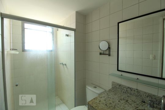 Banheiro - Suíte de apartamento para alugar com 3 quartos, 97m² em Recreio dos Bandeirantes, Rio de Janeiro