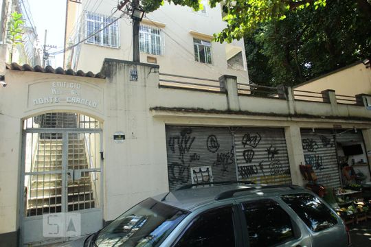 Fachada do Condomínio de casa para alugar com 2 quartos, 140m² em Santa Teresa, Rio de Janeiro