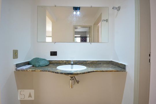 Lavabo de apartamento para alugar com 1 quarto, 45m² em Vila Mariana, São Paulo