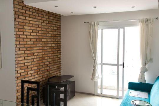 Sala de apartamento para alugar com 3 quartos, 72m² em Vila Gustavo, São Paulo