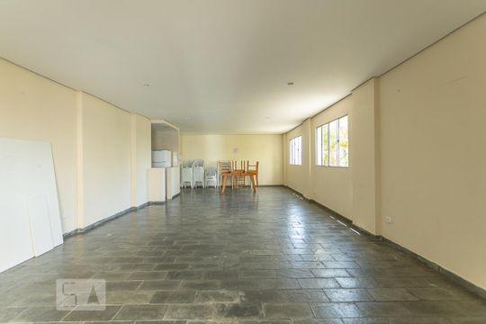 Área comum - Salão de festas de apartamento para alugar com 1 quarto, 60m² em Alto de Pinheiros, São Paulo