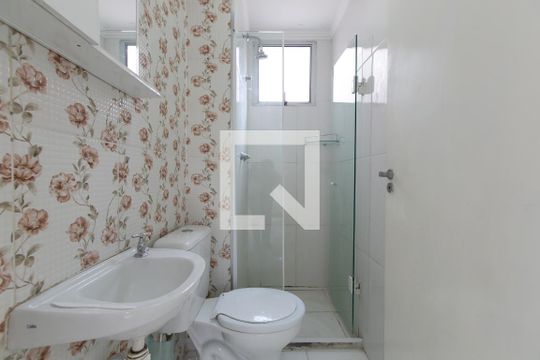 Banheiro de apartamento à venda com 2 quartos, 39m² em Colônia (zona Leste), São Paulo