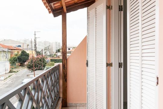 Varanda da Suíte  de casa à venda com 3 quartos, 126m² em Vila Bonilha, São Paulo
