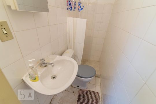 Banheiro de Serviço de apartamento à venda com 1 quarto, 58m² em Andaraí, Rio de Janeiro