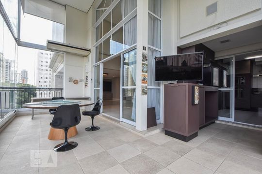 Varanda Gourmet  de apartamento à venda com 3 quartos, 230m² em Campo Belo, São Paulo