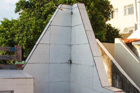 Terraço - Chuveirão de apartamento à venda com 3 quartos, 200m² em Todos Os Santos, Rio de Janeiro
