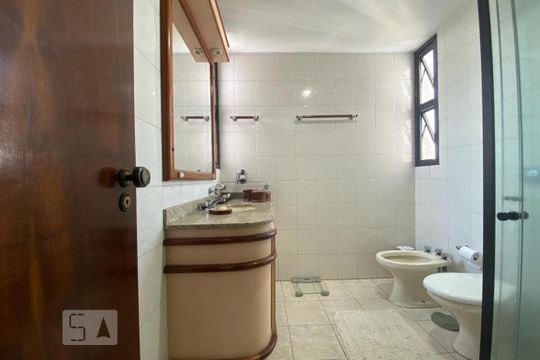 Banheiro da Suíte 1 de apartamento à venda com 3 quartos, 119m² em Vila Andrade, São Paulo